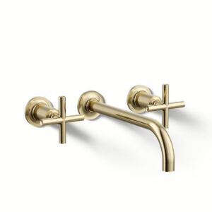 Kohler T14414-3-AF | Purist Gold PURIST W-M LAV TRIM,9IN 90 DEG SPT,CR S