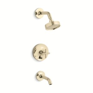 Kohler T14420-3-AF | Purist Gold PURIST® R/T B&S TRM/CRS HDLS,35-DEG SPT