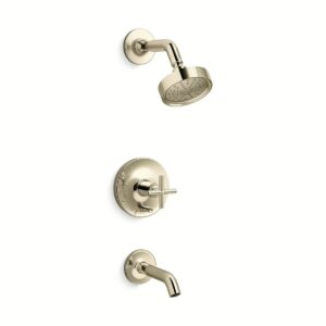 Kohler T14420-3G-AF | Purist Gold PURIST® R/T B&S TRM/CRS HDLS,35-DEG SPT