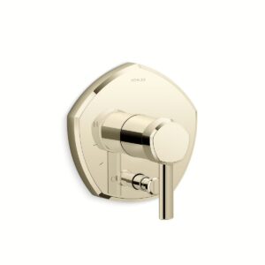 Kohler T27044-4-AF | Occasion Gold OCCASION™ RITE-TEMP® VLV TRM W/DIV