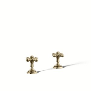 Kohler T98071-3-AF | Artifacts Gold ARTIFACTS® BATH HANDLE TRIM, CROSS