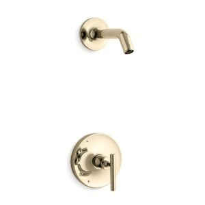 Kohler TLS14422-4-AF | Purist Gold PURIST® SHOWER TRIM, LESS HEAD-LEVER