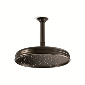 Kohler 13693-G-DR | Traditional Oil Rubbed Bronze 10 TRADITIONAL ROUND RAIN SHOWERHEAD