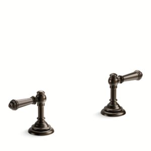 Kohler 98068-4-DR | Artifacts Oil Rubbed Bronze ARTIFACTS® WIDESPREAD HANDLES, LEVER