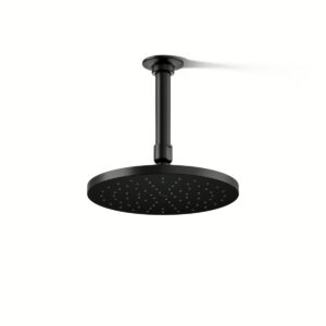 Kohler 13688-G-BL | Contemporary Black 8” CONTEMPORARY ROUND RAIN SHWHD,1.75GPM