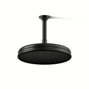 Kohler 13693-G-BL | Traditional Black 10 TRADITIONAL ROUND RAIN SHOWERHEAD