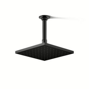 Kohler 13695-G-BL | Contemporary Black 8 CONTEMPORARY SQ RAIN SHWHD,1.75GPM