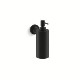 Kohler 14380-BL | Purist Black PURIST® WALLMOUNT SOAP DISPENSER