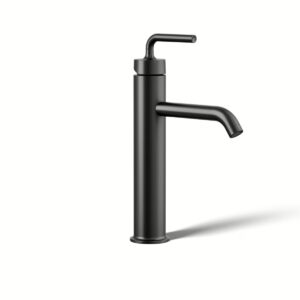 Kohler 14404-4A-BL | Purist Black PURIST® SINGLE CONTROL LAV FAUCET