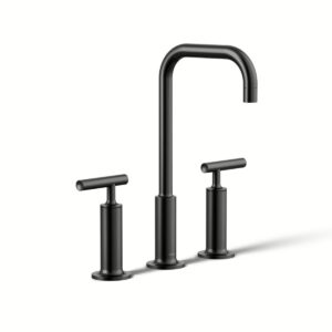 Kohler 14408-4-BL | Purist Black PURIST® LAV FAUCET