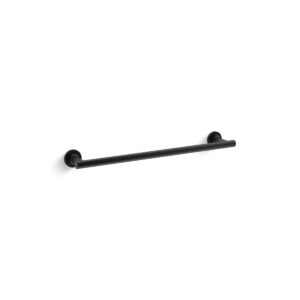 Kohler 14435-BL | Purist Black PURIST® 18 TOWEL BAR