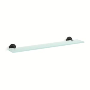 Kohler 14440-BL | Purist Black PURIST® GLASS SHELF