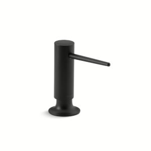 Kohler 1995-BL | Contemporary Black CONTEMPORARY SOAP/LOTION DISPENSER