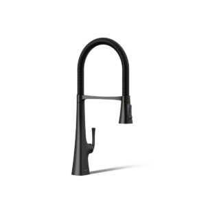 Kohler 22060-BL | Graze Black GRAZE® SEMI-PRO KITCHEN FAUCET