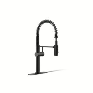 Kohler 22973-BL | Crue Black CRUE® SEMI PRO KITCHEN FAUCET