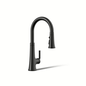 Kohler 23764-BL | Tone Black TONE® PULL DOWN KITCHEN FAUCET