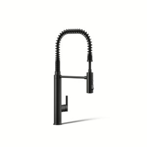 Kohler 24982-BL | Purist Black PURIST® SEMI-PRO KITCHEN FAUCET