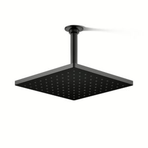 Kohler 26149-BL | Black HONESTY®™SQUARE RAINHEAD 10 2.5 GPM