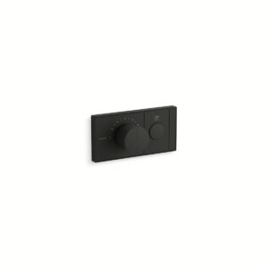 Kohler 26345-9-BL | Anthem Black ANTHEM® RECESSED MECH TH CONTROL 1OT