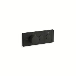 Kohler 26346-9-BL | Anthem Black ANTHEM® RECESSED MECH TH CONTROL 2OT