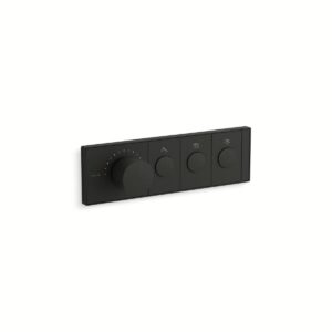 Kohler 26347-9-BL | Anthem Black ANTHEM® RECESSED MECH TH CONTROL 3OT