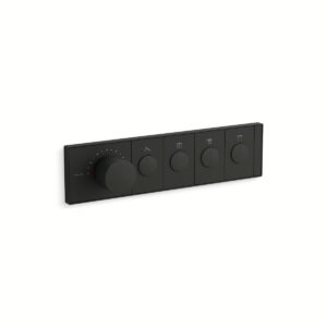 Kohler 26348-9-BL | Anthem Black ANTHEM® RECESSED MECH TH CONTROL 4OT