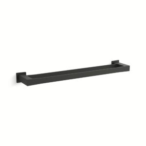 Kohler 26643-BL | Honesty Black HONESTY® DOUBLE TOWEL BAR