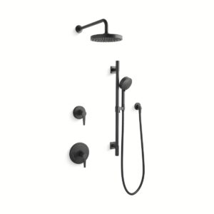 Kohler 26914-Y-BL | Awaken Black AWAKEN® SHOWER KIT 2.5 GPM