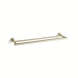 Kohler 14375-AF | Purist Gold PURIST® DOUBLE TOWEL BAR