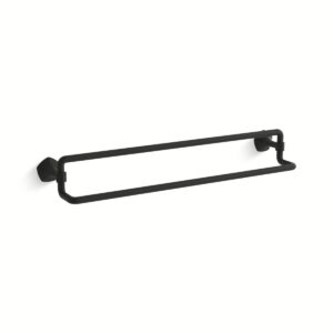 Kohler 27062-BL | Occasion Black OCCASION™ 24 DOUBLE TOWEL BAR