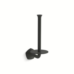 Kohler 27064-BL | Occasion Black OCCASION™ VERTICAL TOILET TISSUE HOLDER