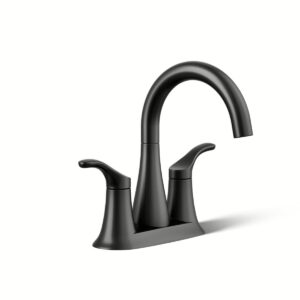 Kohler 27388-4K-BL | Simplice Black SIMPLICE® CENTERSET LAV FAUCET, 1.0 GPM