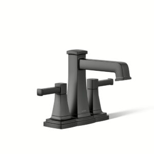 Kohler 27398-4N-BL | Riff Black RIFF® CENTER SET BATHROOM SINK FCT