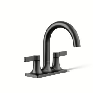 Kohler 28124-4N-BL | Venza Black VENZA™ CENTERSET LAV FAUCET, 0.5 GPM