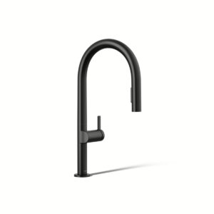 Kohler 28268-BL | Components Black COMPONENTS® ARC SPOUT PULL DOWN FAUCET