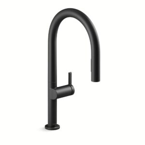 Kohler 28270-RT2-BL | Components Black COMPONENTS® ARC SPOUT PD W/ RESPONSE