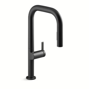 Kohler 28271-RT2-BL | Components Black COMPONENTS® SQUARE SPOUT PD W/ RESPONSE