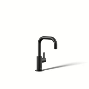 Kohler 28292-BL | Components Black COMPONENTS® SQUARE SPOUT BEVERAGE FAUCET