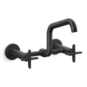 Kohler 28666-3-BL | Billet Black BILLET™ WM BRIDGE - CROSS HDL SQUARE