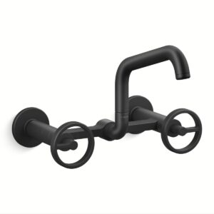 Kohler 28666-9-BL | Billet Black BILLET™ WM BRIDGE - CIRCLE HDL SQUARE