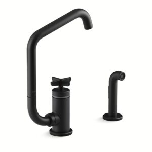 Kohler 28667-3-BL | Billet Black BILLET™ SWING - CROSS HDL SQUARE