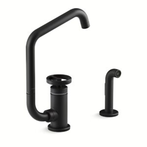 Kohler 28667-9-BL | Billet Black BILLET™ SWING - CIRCLE HDL SQUARE