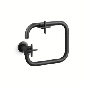 Kohler 28678-3-BL | Billet Black BILLET™ WM POT FILLER - CROSS HANDLE