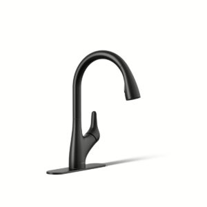 Kohler 30469-BL | Rival Black RIVAL™ PULL DOWN KITCHEN FAUCET