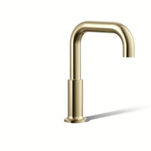Kohler 14430-AF | Purist Gold PURIST® DECK-MOUNT SPOUT, NON-DIVERTER