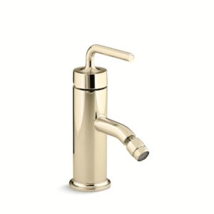 Kohler 14434-4A-AF | Purist Gold PURIST® SINGLE CONTROL BIDET FAUCET