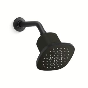 Kohler 37722-Y-BL | Cinq Black CINQ™ SQUARE FILTERED SHOWERHEAD, 2.5GPM