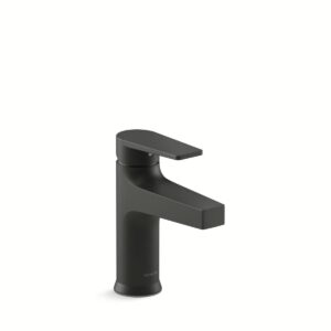 Kohler 37885-4-BL | Taut Black TAUT® SINGLE CONTROL LAV FAUCET