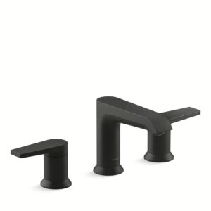 Kohler 37893-4-BL | Hint Black HINT® WIDESPREAD FAUCET