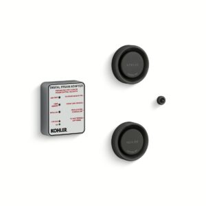 Kohler 5549-K1-BL | DTV + Black DIGITAL STEAM ADAPTER KIT, TANDEM